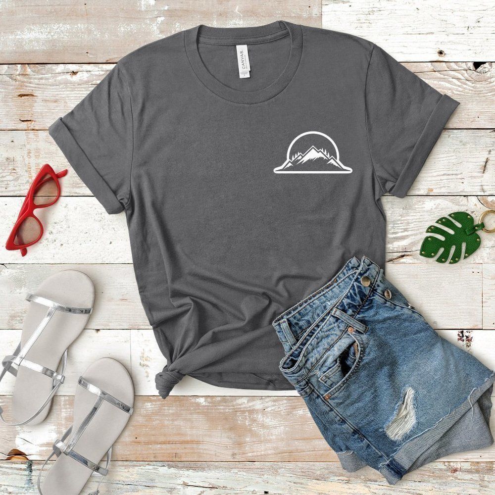 Simply Mountains Camping Hiking Tee Shirt